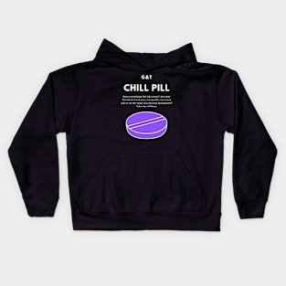 CHILL PILL (Dark) Kids Hoodie